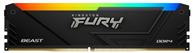 DDR4 16GB KINGSTON 3600MHZ FURY BEAST RGB